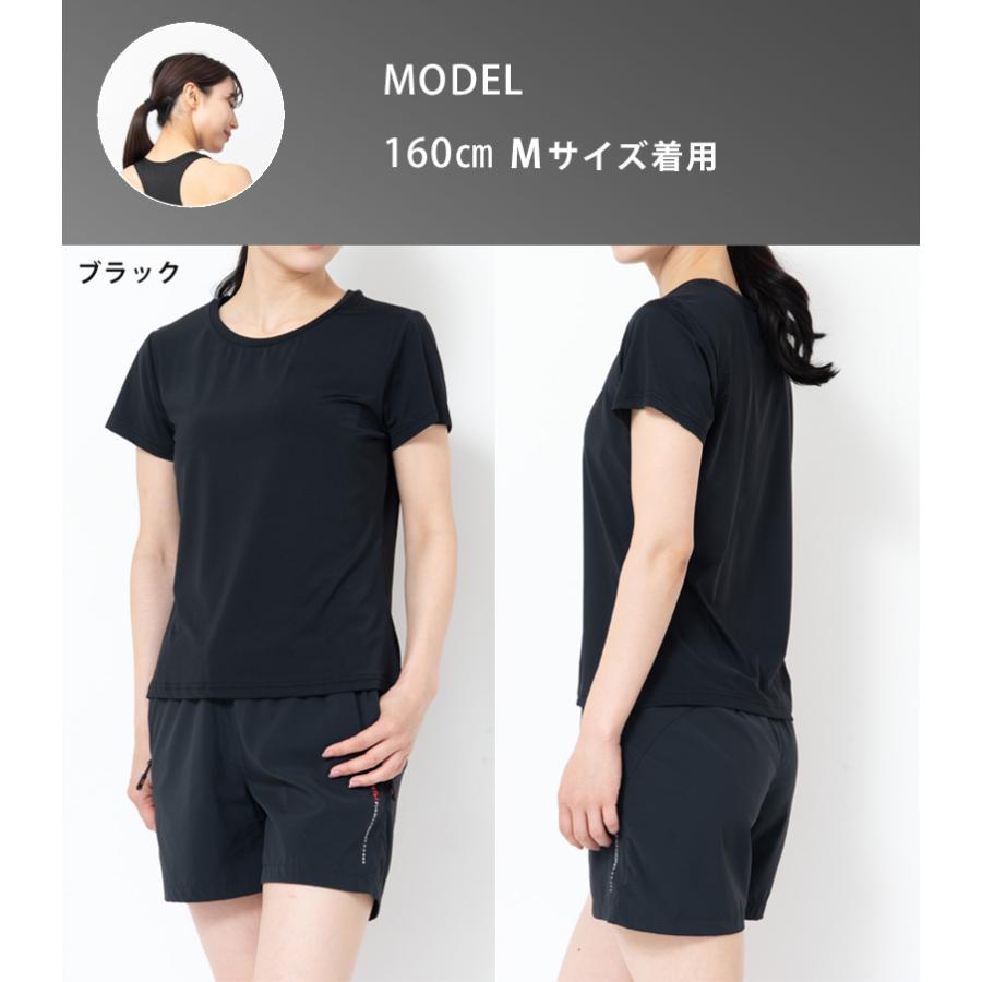 ひんやり　接触冷感　スポーツウェア 短パン上下セット クイックドライ Tシャツ ランニングウェア レディース おしゃれ  半袖　ハーフパンツ 　ヨガ　テニス　速 |  | 12