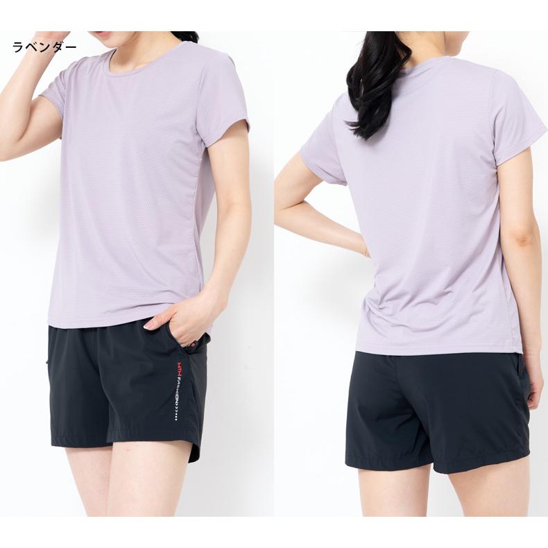 ひんやり　接触冷感　スポーツウェア 短パン上下セット クイックドライ Tシャツ ランニングウェア レディース おしゃれ  半袖　ハーフパンツ 　ヨガ　テニス　速 |  | 16