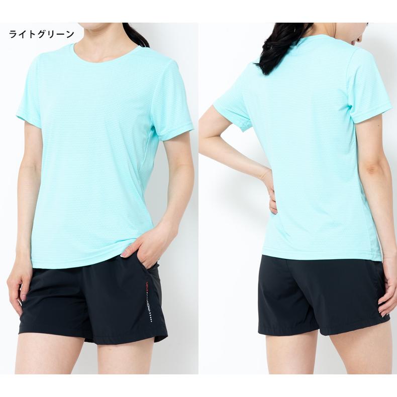 ひんやり　接触冷感　スポーツウェア 短パン上下セット クイックドライ Tシャツ ランニングウェア レディース おしゃれ  半袖　ハーフパンツ 　ヨガ　テニス　速 |  | 17