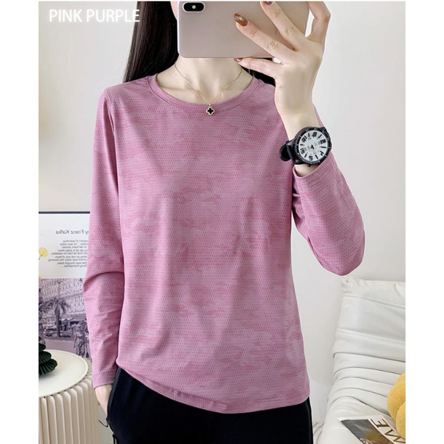 ひんやり　接触冷感　スポーツウェア クイックドライ Tシャツ ランニングウェア レディース おしゃれ  長袖　 高弾力　ヨガ　テニス　速乾性　吸水速乾シャツ |  | 11