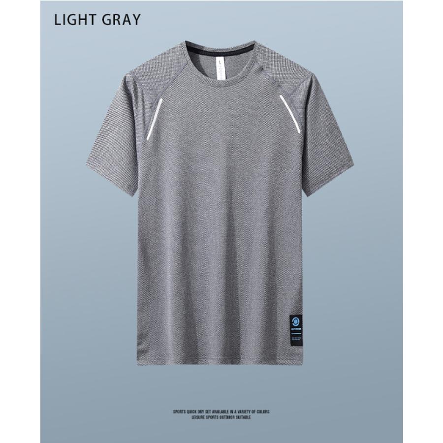 スポーツウェア クイックドライ Tシャツ XLK41 ランニングウェア メンズ おしゃれ  半袖　 高弾力　ヨガ　テニス　速乾性　吸水速乾シャツ　アウトドア　ジム　g |  | 17