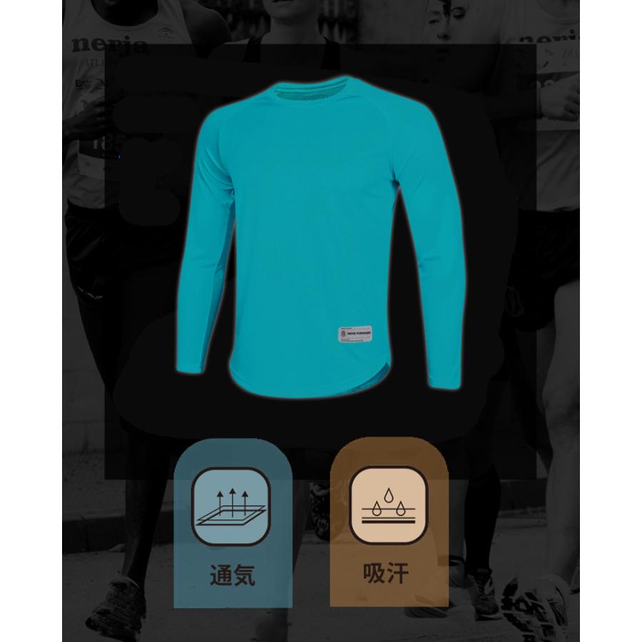 ランニングウェア　シンプル デザイン P111　メンズウエアー スポーツウェア　クイックドライ　長袖シャツ　tシャツ　 ジム　ヨガ　 |  | 04