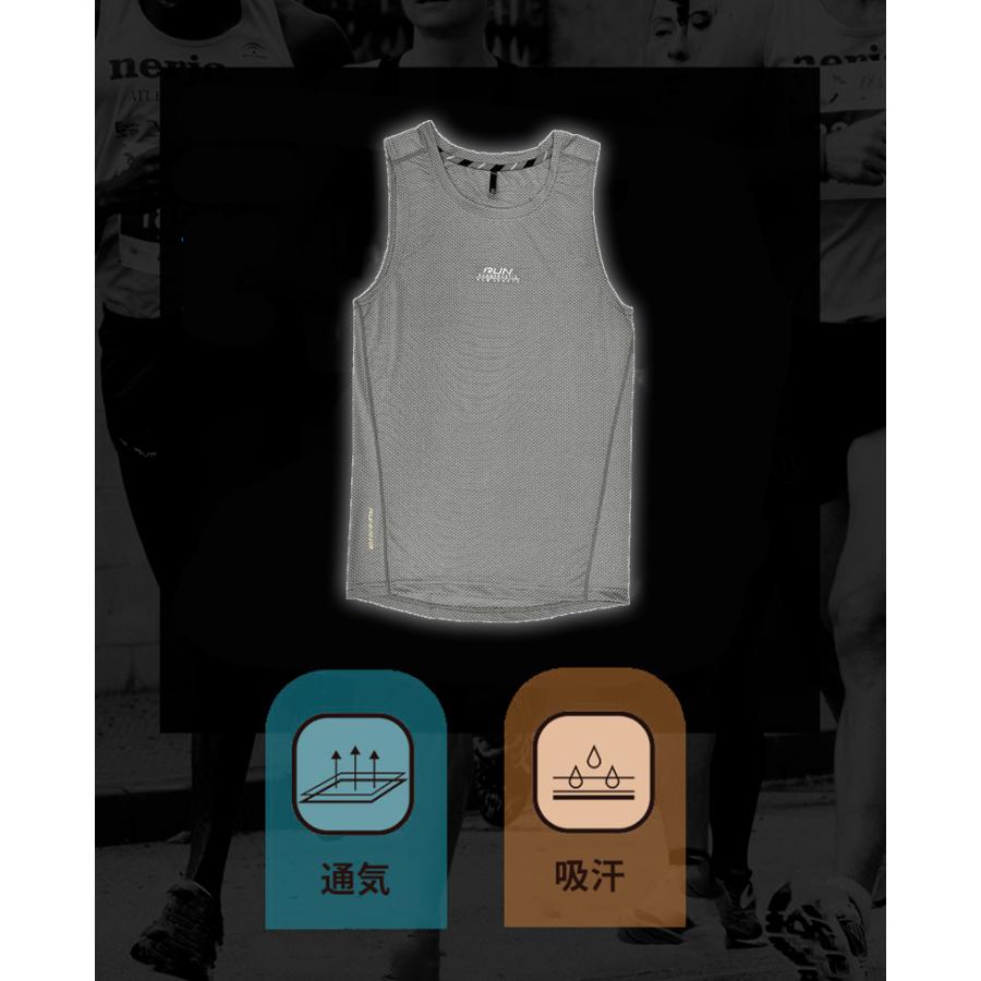 ランニングシャツ　タンクトップ　薄生地　8026全4色 ランシャツ　スポーツ　ノースリーブ　メンズ　ランニング　ヨガ　フィットネス　 半袖　速乾性　吸汗素材 |  | 05