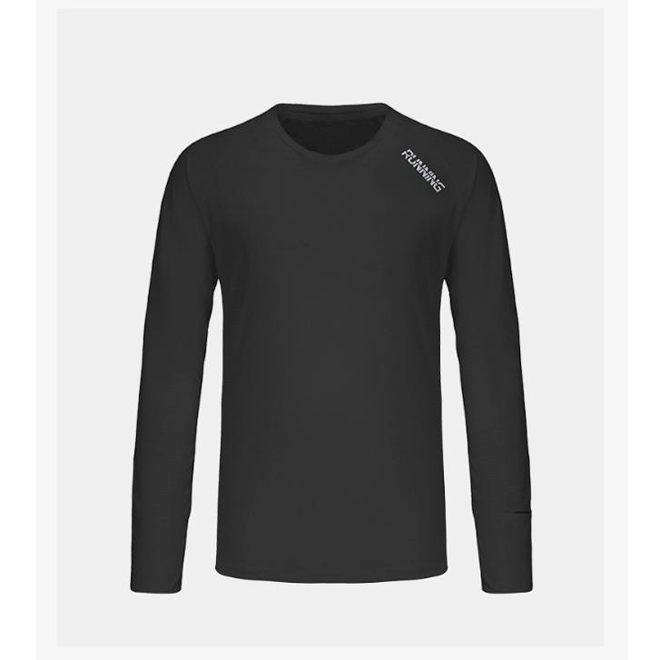 ランニングウェア　シンプル デザイン 61186 サムホール　スリット入り　メンズウエアー スポーツウェア　クイックドライ　長袖シャツ　tシャツ　 ジム　 |  | 19