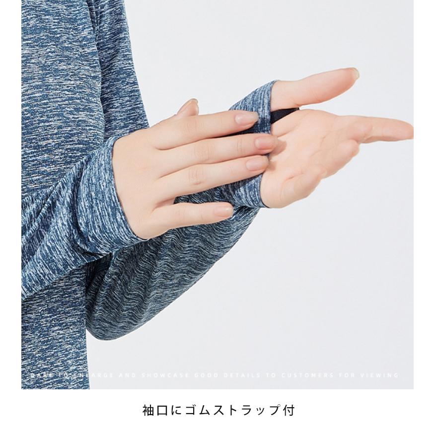 保温　防風　スポーツウェア 24305 クイックドライ Tシャツ ランニングウェア レディース おしゃれ  長袖　ロングシャツ　 高弾力　ヨガ　テニス　速乾性　吸水 |  | 12