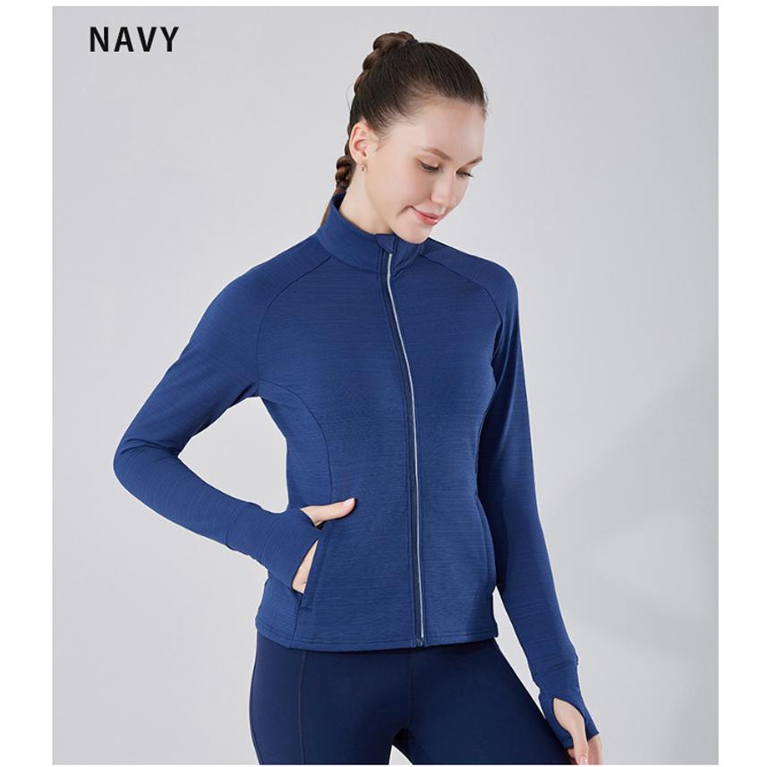 スポーツウェア ジャージ　24302 クイックドライ ロングシャツ 防風　保温　サムホール付き　防風　保温　ランニングウェア レディース おしゃれ  長袖　ロング |  | 12