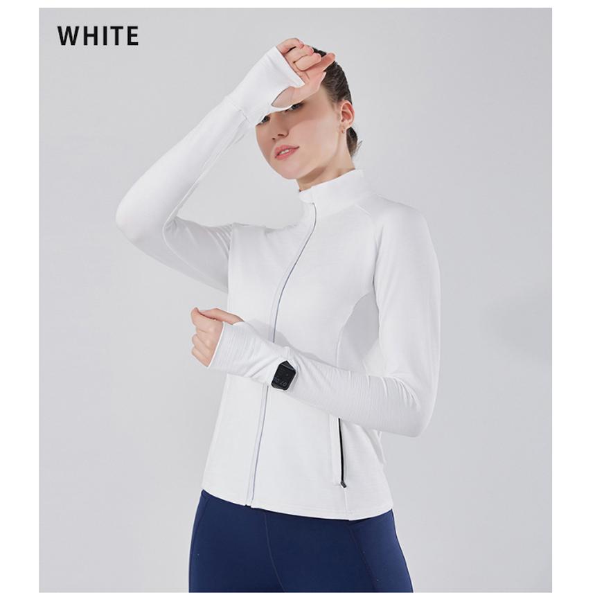 スポーツウェア ジャージ　24302 クイックドライ ロングシャツ 防風　保温　サムホール付き　防風　保温　ランニングウェア レディース おしゃれ  長袖　ロング |  | 13