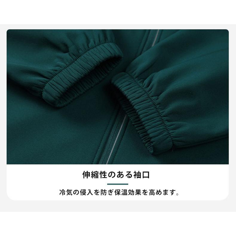 スポーツウェア フリースパーカー　フード付き　裏起毛　24606 クイックドライ ロングシャツ 防風　保温　ランニングウェア レディース おしゃれ  長袖　ロング |  | 10