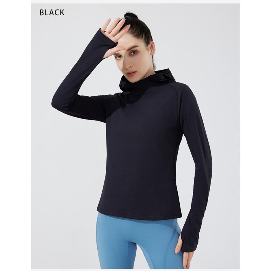 スポーツウェア 軽量 保温 裏起毛 フード付き W24605 クイックドライ