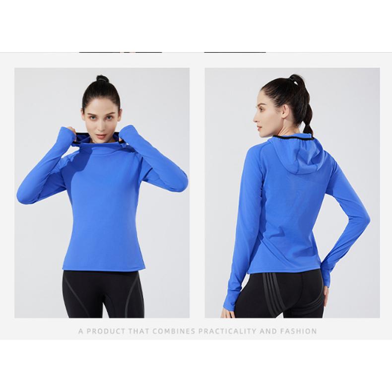 スポーツウェア 軽量 保温　裏起毛　フード付き　W24605 クイックドライ ロングシャツ 防風　温かい　ランニングウェア レディース　おしゃれ  長袖　ロングシャ |  | 15