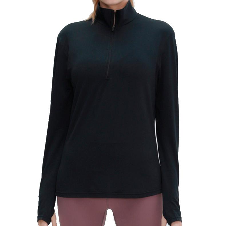 ジップ付きスポーツウェア　日よけ　夏生地　レディース　ランニングウェア　トップス　ロングスリーブ　ジョギング　スポーツウエア　速乾性 |  | 14