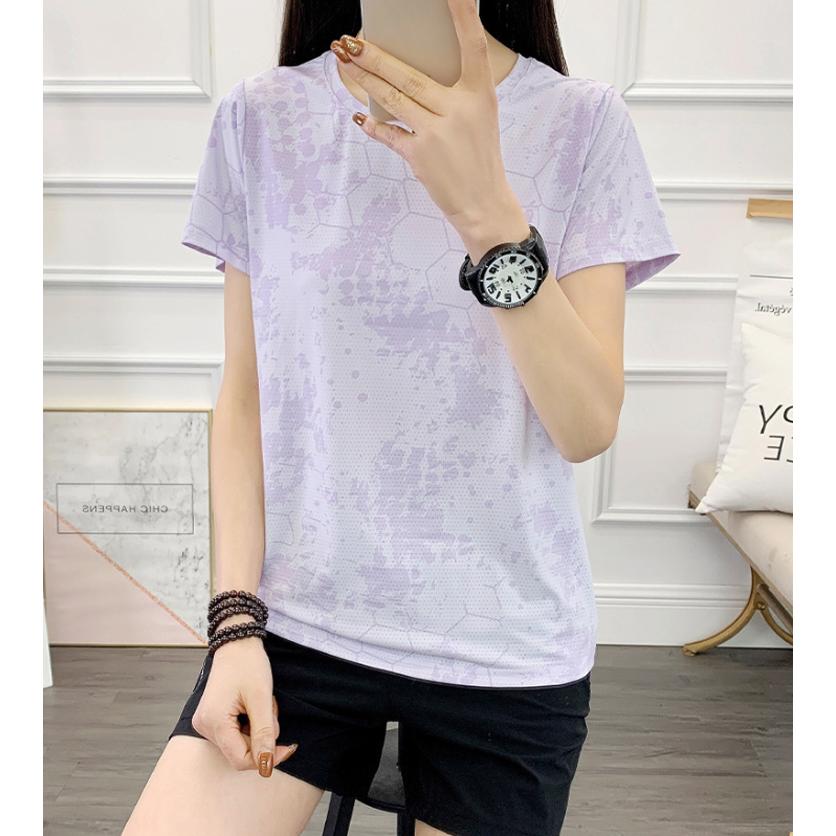 ひんやり　接触冷感　スポーツウェア　8015 クイックドライ Tシャツ ランニングウェア レディース おしゃれ t シャツ 半袖　 高弾力　ヨガ　テニス　速乾性　吸 |  | 15