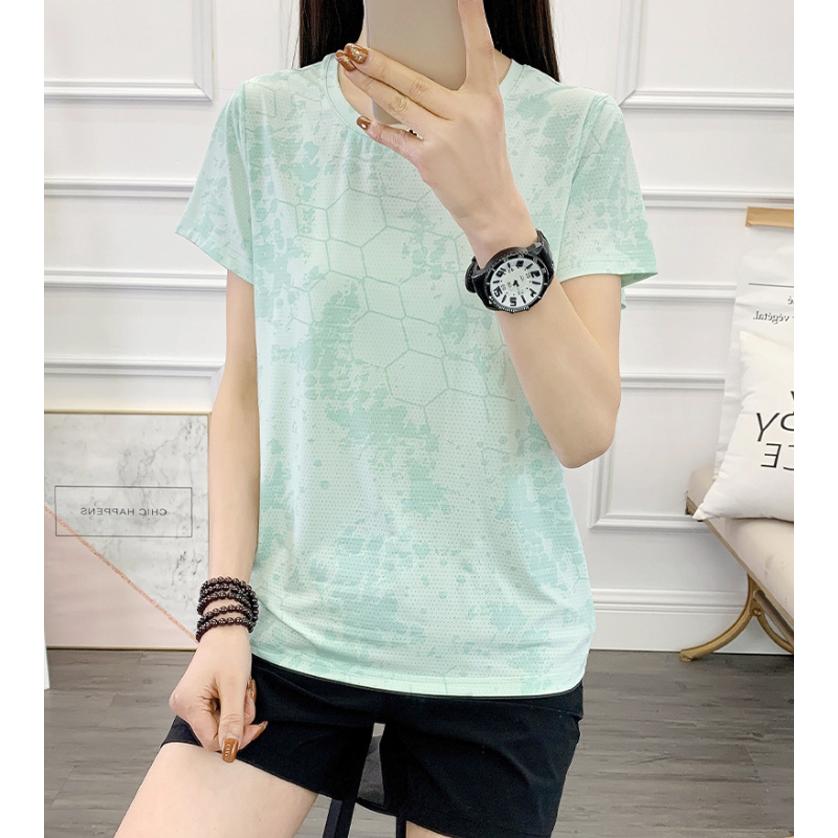 ひんやり　接触冷感　スポーツウェア　8015 クイックドライ Tシャツ ランニングウェア レディース おしゃれ t シャツ 半袖　 高弾力　ヨガ　テニス　速乾性　吸 |  | 19