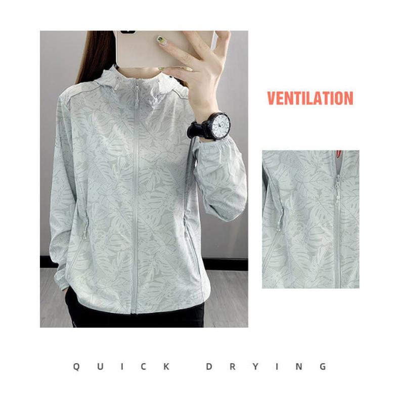 ラッシュガード ジップ付きスポーツウェア UPF50 紫外線カット 日よけ 海 レジャー 海水浴 レディース　ランニングウェア　トップス　ロングスリーブ　ジョギン |  | 16