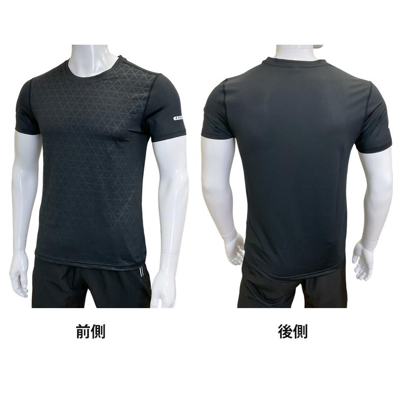 tシャツ ランニングウェア スポーツウェア メンズ  GYM　ジム　ランニング 半袖　夏用 通気性 メッシュ生地 軽量 |  | 15