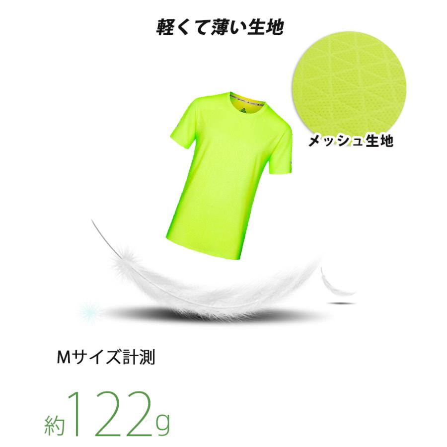 tシャツ ランニングウェア スポーツウェア メンズ  GYM　ジム　ランニング 半袖　夏用 通気性 メッシュ生地 軽量 |  | 07