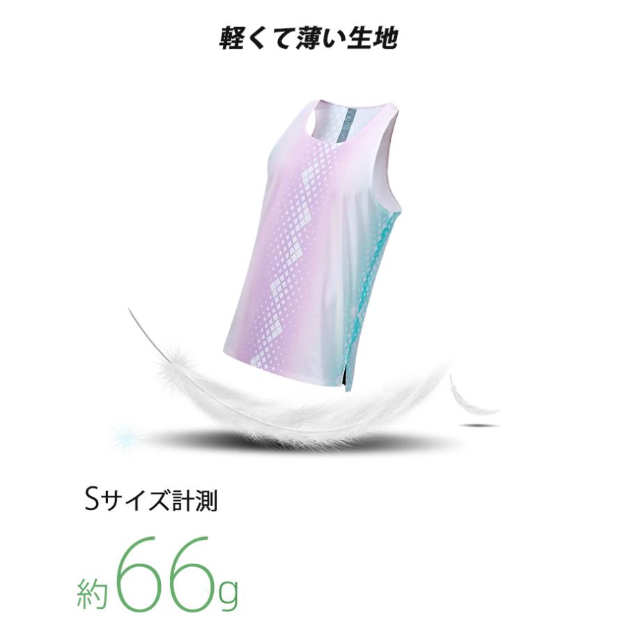 グラデーション　タンクトップ　薄生地　25114全4色 ランシャツ　スポーツ　ノースリーブ　メンズ　ランニング　ヨガ　フィットネス　 半袖　速乾性　吸汗素材 |  | 08