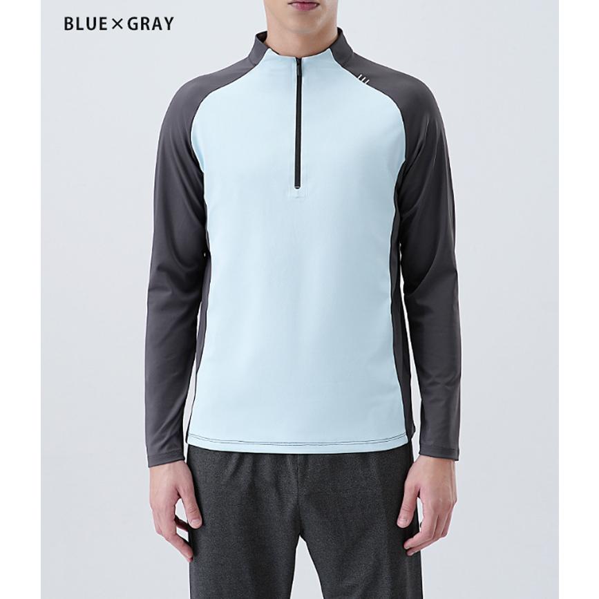 ランニングウェア メンズ 速乾生地 24705 クイックドライ ハイネック長袖シャツ 吸汗速乾 ロングTシャツ スポーツ トレーニング アウトドア ジム ウォーキング |  | 10