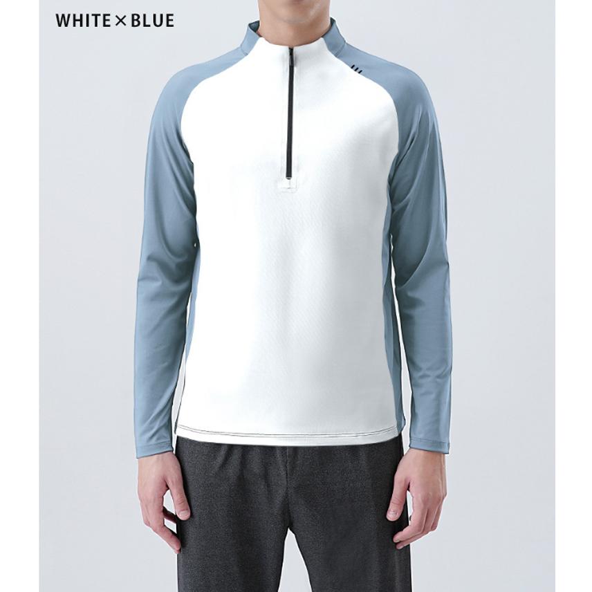 ランニングウェア メンズ 速乾生地 24705 クイックドライ ハイネック長袖シャツ 吸汗速乾 ロングTシャツ スポーツ トレーニング アウトドア ジム ウォーキング |  | 14