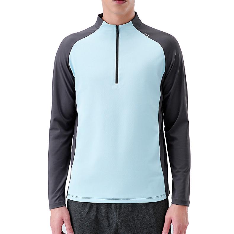 ランニングウェア メンズ 速乾生地 24705 クイックドライ ハイネック長袖シャツ 吸汗速乾 ロングTシャツ スポーツ トレーニング アウトドア ジム ウォーキング |  | 19