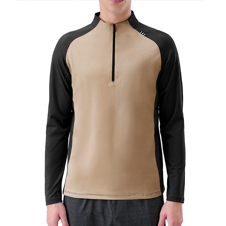 ランニングウェア メンズ 速乾生地 24705 クイックドライ ハイネック長袖シャツ 吸汗速乾 ロングTシャツ スポーツ トレーニング アウトドア ジム ウォーキング |  | 20