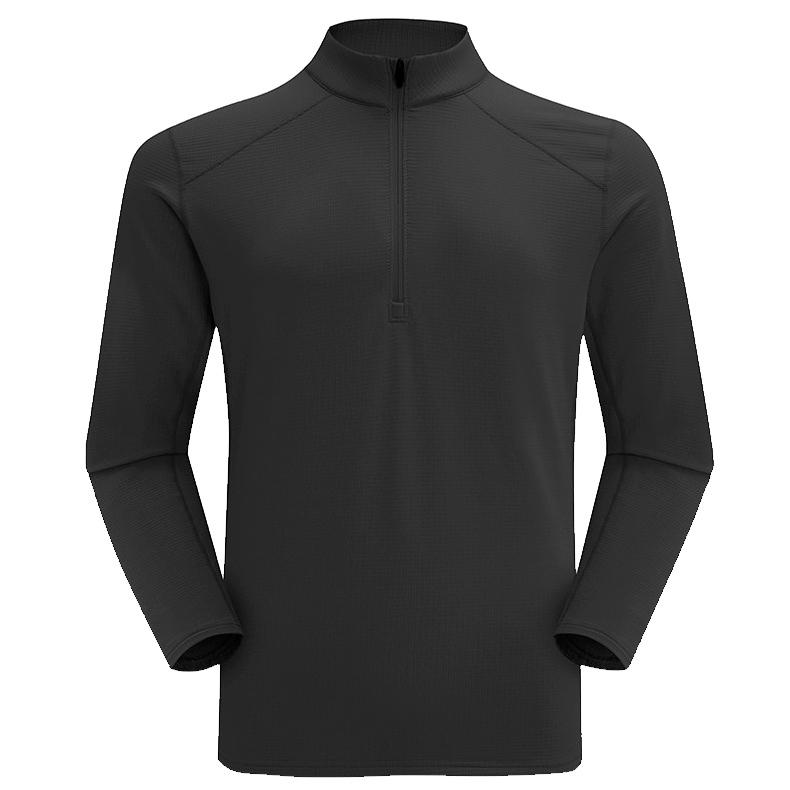 スポーツウェア 軽量 保温　裏起毛　61199 クイックドライ ロングシャツ 防風　温かい　ランニングウェア メンズ　おしゃれ  長袖　ロングシャツ　速乾生地 |  | 10