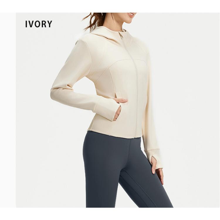 スポーツウェア 裏起毛パーカー 保温性 ZIP付きランニング スポーツウエア  レディース　クイックドライ　高弾力　速乾性  おしゃれ ジム ヨガ フィットネス ア |  | 04