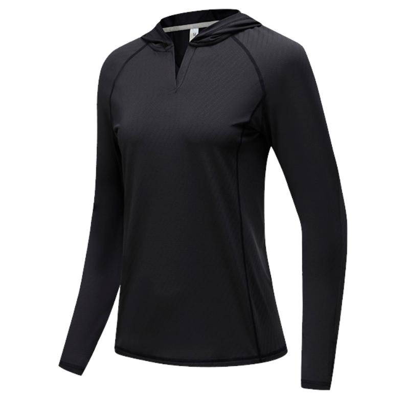 スポーツウェア　クイックドライ　シンプルパーカー　無地　フード付きTシャツ　レディース 長袖　 高弾力　ヨガ　ランニング　速乾性　吸水速乾シャツ |  | 11
