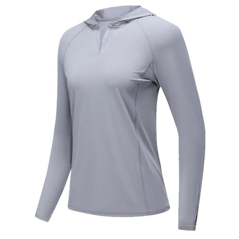 スポーツウェア　クイックドライ　シンプルパーカー　無地　フード付きTシャツ　レディース 長袖　 高弾力　ヨガ　ランニング　速乾性　吸水速乾シャツ |  | 12
