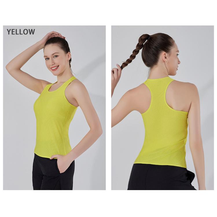 I字型タンクトップ レディース メッシュシンプルデザイン ランニングスポーツ　高弾力　ヨガ　速乾性　 レディース 半袖 |  | 16