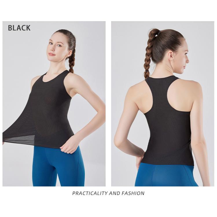 I字型タンクトップ レディース メッシュシンプルデザイン ランニングスポーツ　高弾力　ヨガ　速乾性　 レディース 半袖 |  | 18