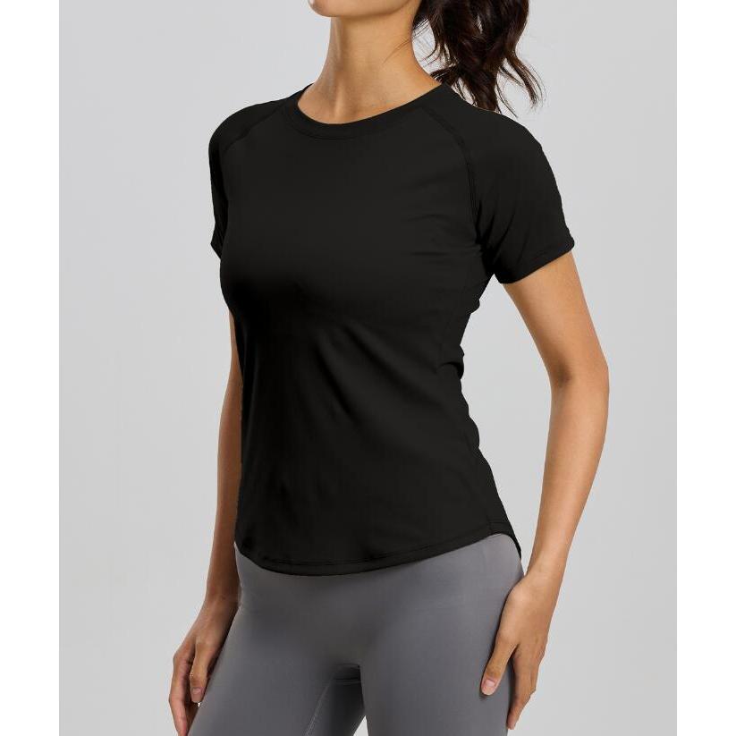 スポーツウェア クイックドライ ラウンドネック半袖シャツ Tシャツ ランニングウェア レディース おしゃれ   高弾力　ヨガ　テニス　速乾性　吸水速乾シャツ |  | 16