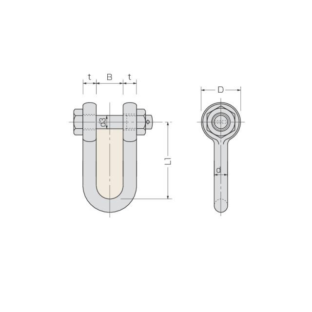 軽量シャックル RS 50tf 024RSA050 コンドーテック_1