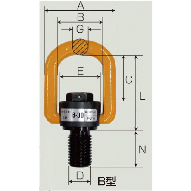 フレノリンクボルト B型 使用荷重3.4tf 035MAB42 M42 コンドーテック