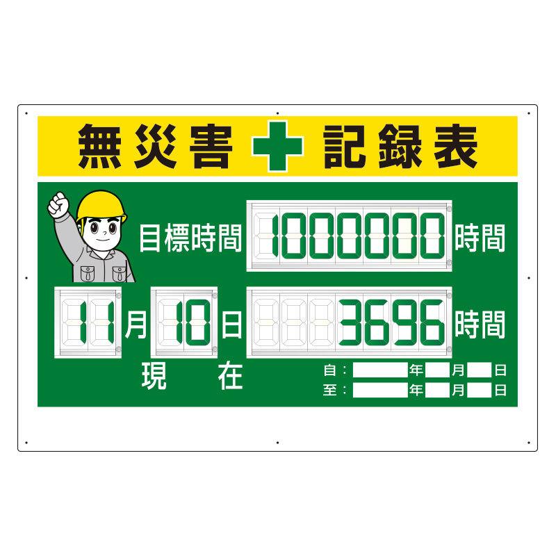 残りわずか 在庫限り超価格 ユニット Unit デジタル数字型無災害記録表 数字板固定式 315 18a 待望の再入荷 Www Skylanceronline Com
