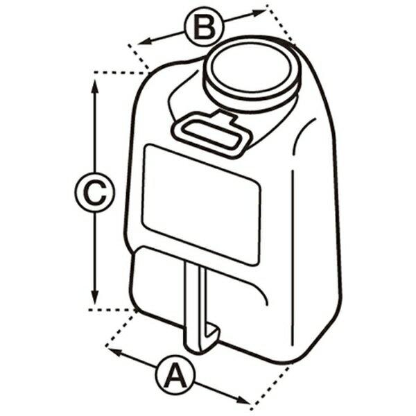 確認用　同梱 防災用品 消火投水 8L(レッド) 380314 日本緑十字 : 資材・印刷のルネ
