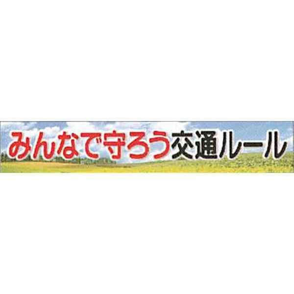 反射ゴムマグネット 普通反射(フルカラーデザイン・S)「みんなで守ろう交通ルール」 90×500mm ACMS-8 10枚セット 安全企画工業