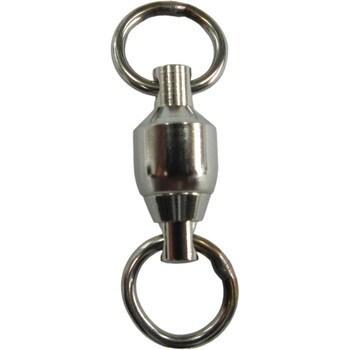 2リング付ベアリング(100個入) 8号(ニッケル) シルバー 愛和産業