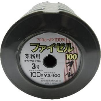 ファイゼル(漁業者専用フロロカーボンテグス)　φ約0.570　100ｍ×5巻　12号 愛和産業