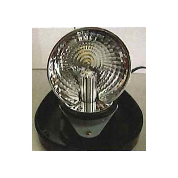 車載型ハイパワーLED回転灯 BFM-LED(赤) DC12V/24V兼用 3WハイパワーLED レッド 流線型回転灯 外突規制適合品