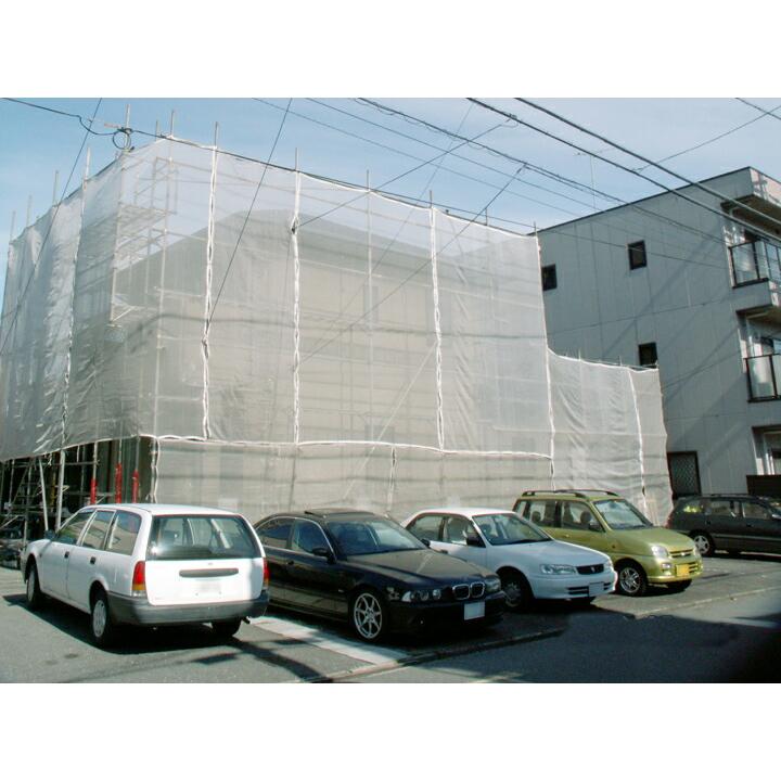 MF ラッセルメッシュシート ホワイト 1.8m×5.1m 10枚入 G30-032 エムエフ 法人宛限定_2