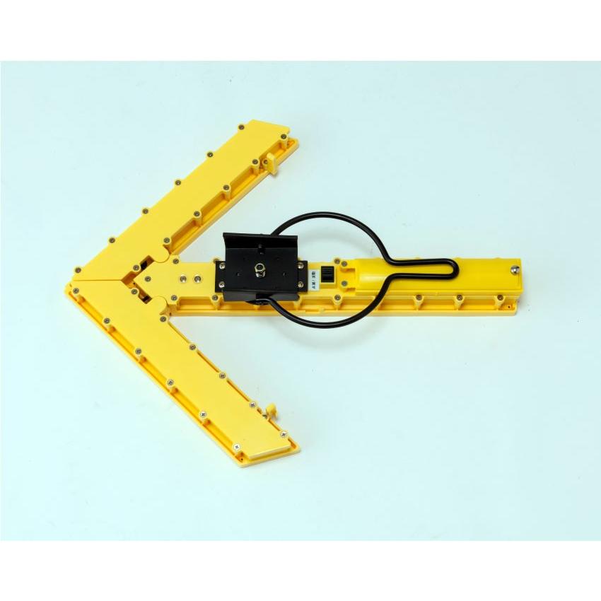 コーン取付用矢印板 マルチアロー 赤 LDY-26 ダンレックス : 資材