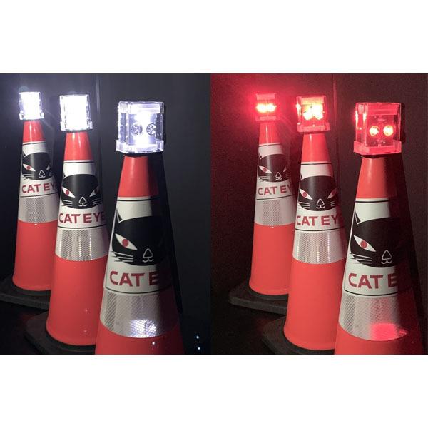NETIS登録商品 シグナルスター LEDソーラー式同期工事灯 カラーコーン