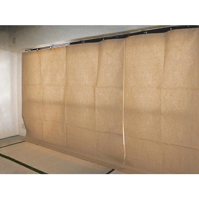 MF 日除けクレープカーテン 2400 2000mm×2400mm 50枚入 N57-002