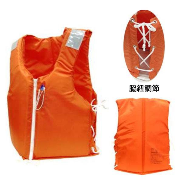 小型船舶用救命胴衣 NQS-7型 3L フロント紐締 作業用救命衣 船舶検査対応 国交省認定品 タイプA  桜マーク付 日本救命器具 |  | 01