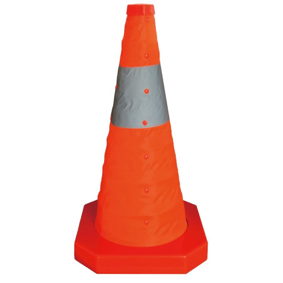 折りたたみ式 カラーコーン ミニ 赤 パイロン : 資材・印刷のルネ