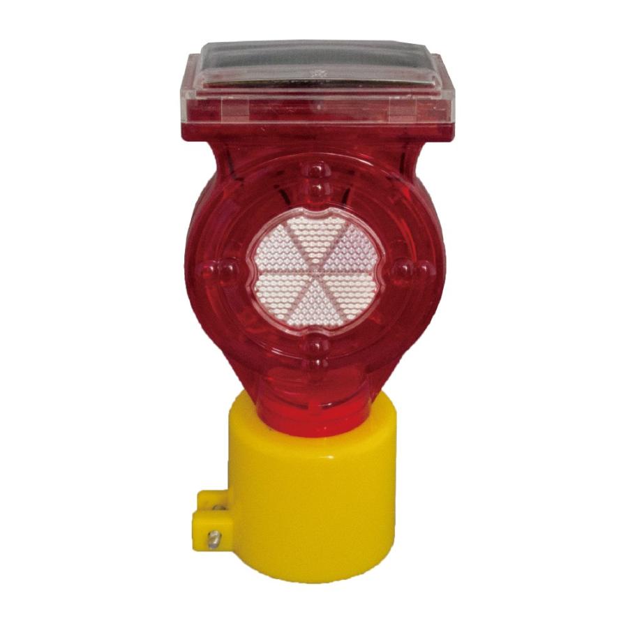 ソーラー式セフティーフラッシュ 小型 LED赤 : 資材・印刷のルネ