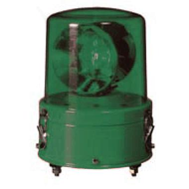 回転灯SKC-A型 φ187 AC100V用(緑)