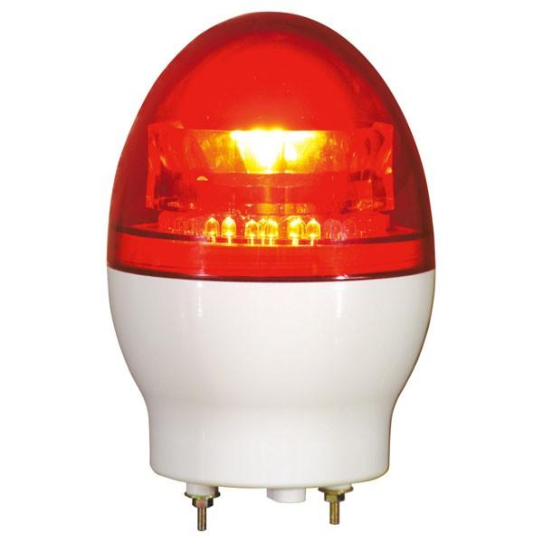 LED回転灯 ニコフラッシュ118 3点留め VL11F型φ118 赤 VL11F-100NPNR/3 日恵製作所