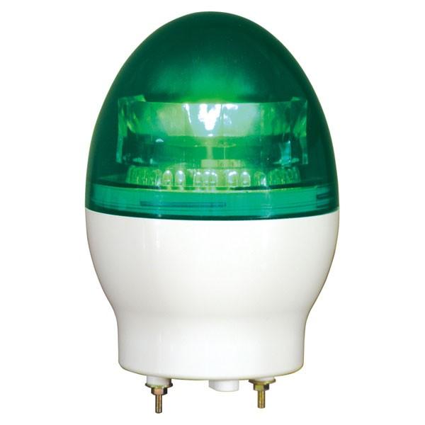 LED回転灯 ニコフラッシュ118 マグネット式 VL11F型φ118 緑 VL11F-D24NGM 日恵製作所